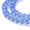 Electroplate Glass Beads Strands EGLA-A034-T2mm-L04-3