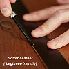 Flat Microfiber Imitation Leather Cord LC-WH0006-07B-03-6