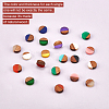 Resin & Walnut Wood Cabochons RESI-PH0001-21-WH-5