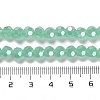 Electroplate Glass Beads Strands EGLA-A035-J6mm-A10-4