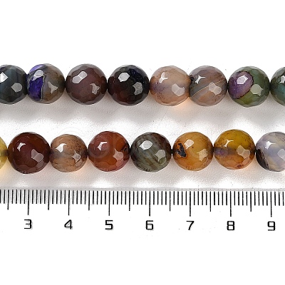 Natural Agate Beads Strands G-M437-B01-01F-1