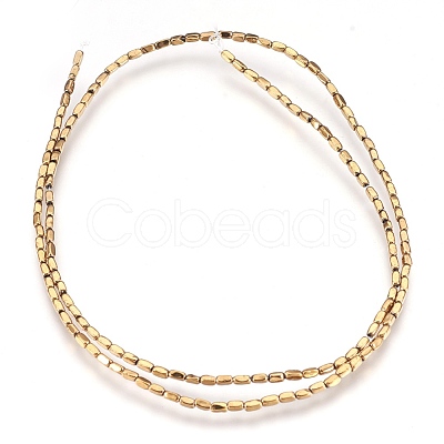 Electroplate Non-magnetic Synthetic Hematite Beads Strands G-I208-21-E-1