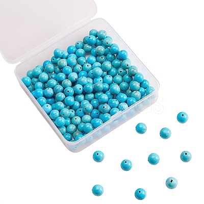 200Pcs Natural Howlite Beads G-CJ0001-67-1