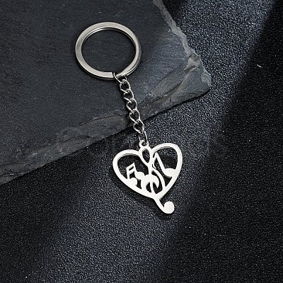 Non-Tarnish Stainless Steel Keychains PW-WGB3F32-01-1