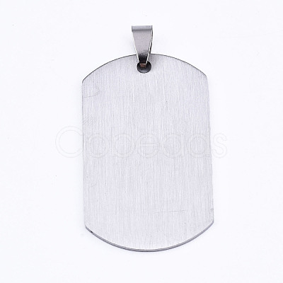 Tarnish Resistant 201 Stainless Steel Quote Pendants X-STAS-T044-233P-1