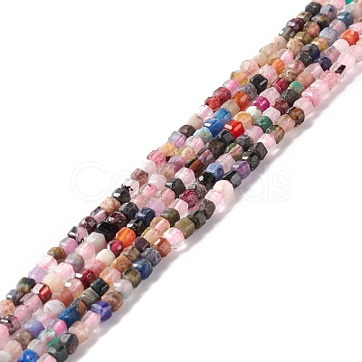 Natural Mixed Gemstone Beads Strands G-M390-01-1