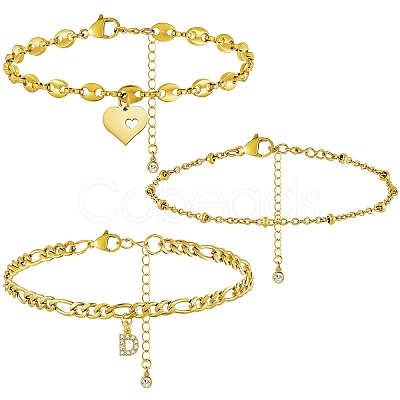 Anklets Sets AJEW-AN00383-04-1