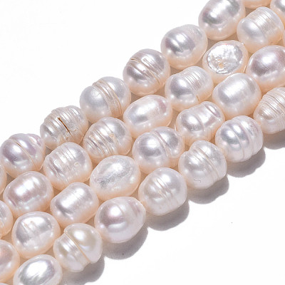 Natural Cultured Freshwater Pearl Beads Strands PEAR-N012-08B-1