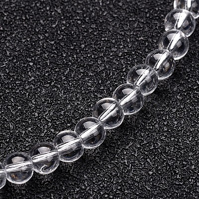 Glass Round Bead Strands GLAA-I028-4mm-01-1