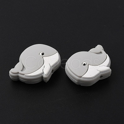 Dolphin Food Grade Eco-Friendly Silicone Beads SIL-WH0018-002A-1