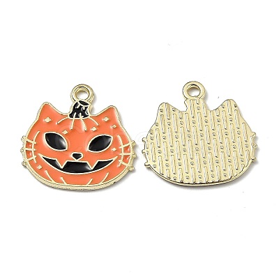 Alloy Enamel Pendants ENAM-Z001-15G-03-1