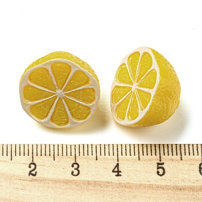 Fruit Opaque Resin Decoden Cabochons RESI-H156-01-03-1