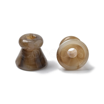 Two Tone Acrylic Beads OACR-S042-04H-1