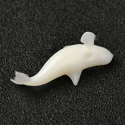 Whale Shaped Plastic Decorations DIY-F066-18-1