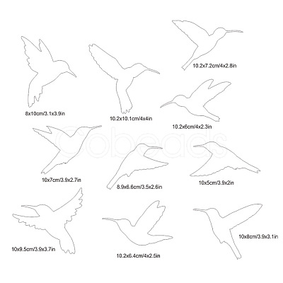 PVC Bird Pattern Flims CF-TAC0001-11-1