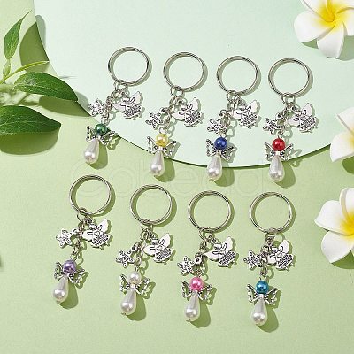 Angel & Star Charms Keychain KEYC-JKC00746-1