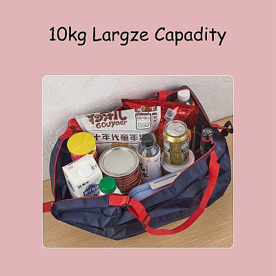 Polyester Portable Shopping Bag ABAG-SZC0008-02G-1