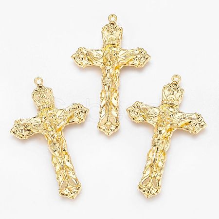 Zinc Alloy Crucifix Cross Big Pendants X-K0860012-1