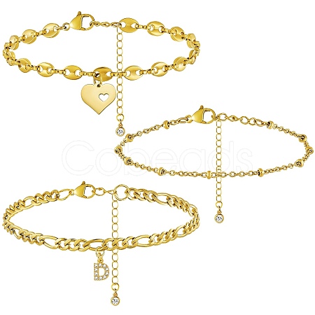 Anklets Sets AJEW-AN00383-04-1