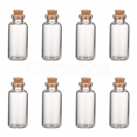 Glass Jar Bead Containers CON-Q009-1