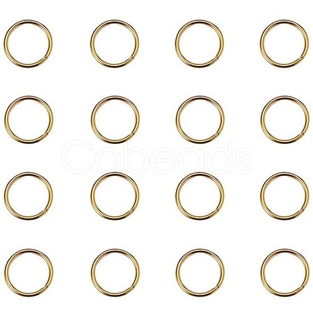 Brass Jump Rings KK-PH0006-10mm-G-1