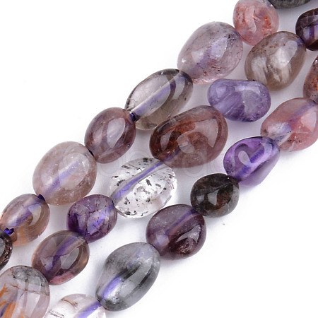 Natural Amethyst Beads Strands G-S359-147-1