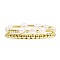 Temperament Magnet Gold Elastic Bracelet Baroque Imitation Pearl Multi layered Layered Bracelet Small and Popular Bracelet