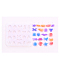 Silicone Mold, Epoxy Resin Craft Making, Geometric Pattern Stars & CLoud & Moon & Heart & Bowknot, White, 85x95mm, Inner Diameter: 5~19x11~22mm