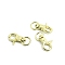 Zinc Alloy Swivel Clasps, Light Gold, 30mm