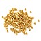 Brass Beads, Round, Real 18K Gold Plated, 2.5mm, Hole: 1mm