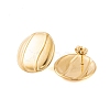 Ion Plating(IP) 304 Stainless Steel Stud Earrings for Women EJEW-P279-54G-2