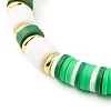 Handmade Polymer Clay Beads Stretch Bracelets Sets BJEW-JB06353-04-9