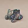 Butterfly Iron Art Crystal Ball Holders WICR-PW0016-01-4