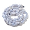 Natural Blue Lace Agate Beads Strands G-K379-A01-01-3