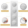 Custom Round Silver Foil Embossed Picture Stickers DIY-WH0503-006-3