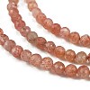 Natural Sunstone Beads Strands G-L597-C01-02-4