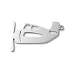 Anti-Tarnish 304 Stainless Steel Pendants STAS-S149-04P-1