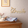 Laser Cut Unfinished Basswood Wall Decoration WOOD-WH0113-109-6