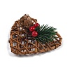 Christmas Theme Foam Imitation Berry & Plastic Pine Picks Decor DIY-Z034-02D-2