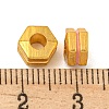 Brass Enamel Beads KK-P277-44G-01-2