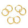 Ion Plating(IP) 304 Stainless Steel Huggie Hoop Earrings EJEW-O087-06H-G-2