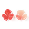 Two-tone Opaque Acrylic Bead Caps OACR-G034-03B-3