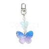 Acrylic Butterfly Pendant Decorations HJEW-JM01569-2