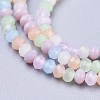 Opaque Glass Beads Strands GLAA-L030-A02-2