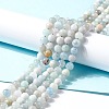 Natural Aquamarine Beads Strands X-G-I349-01A-01-4