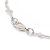 Non-Tarnish Stainless Steel Link Necklaces NJEW-JN02211-3