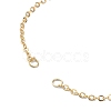 Brass Cable Chain Link Bracelet Making AJEW-JB01165-3