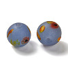 Handmade Frosted Lampwork Beads LAMP-C016-04C-08-3