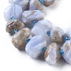 Natural Blue Lace Agate Beads Strands G-F653-11-3