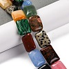 Natural & Synthetic Mixed Stone Beads Strands G-T047-B14-01-2